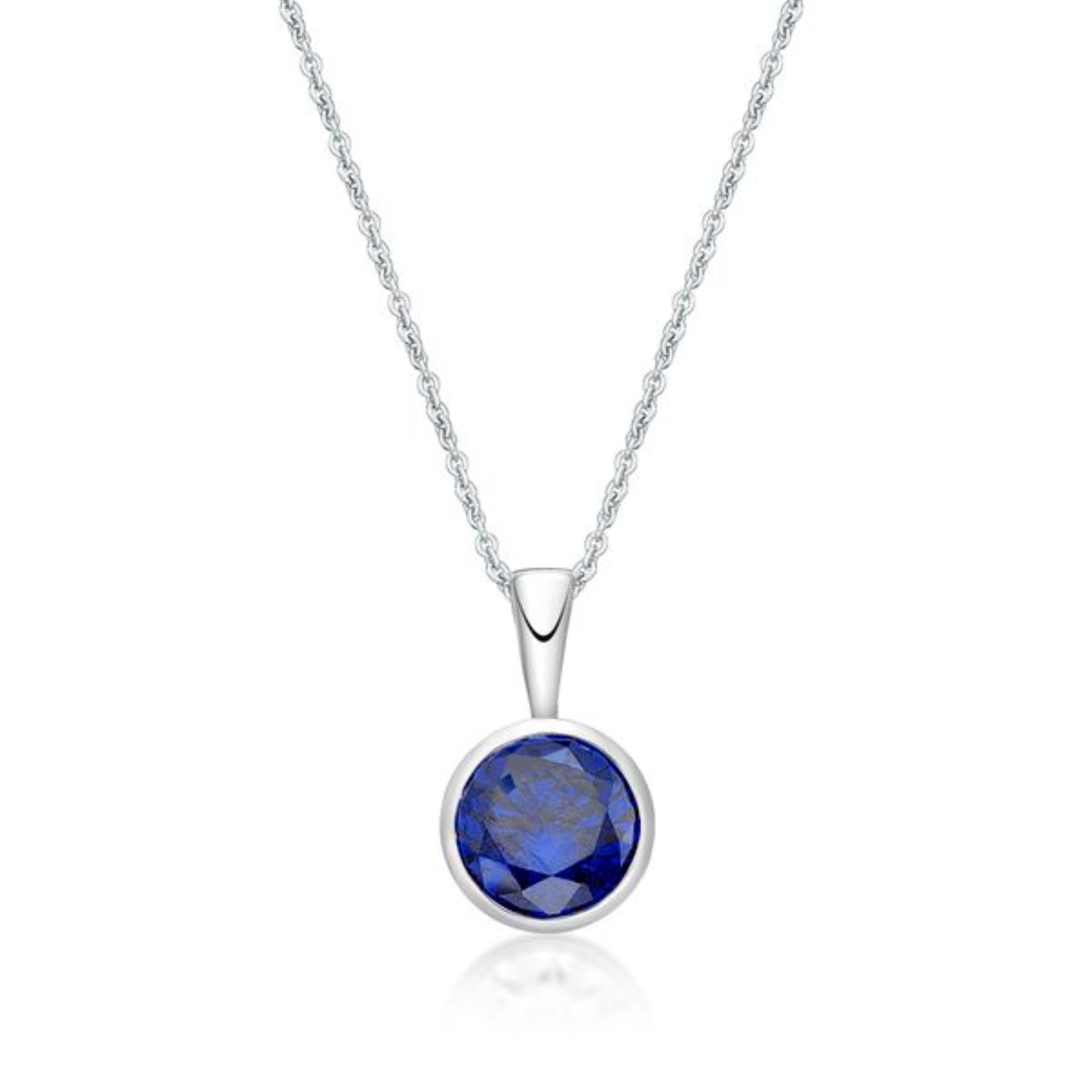 Picture of FEBRUARY  , 5mm BEZEL PENDANT with CHAIN
